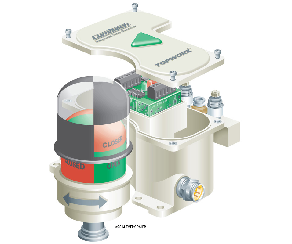 Detailed Product Illustration, Topworx Valve/Switch