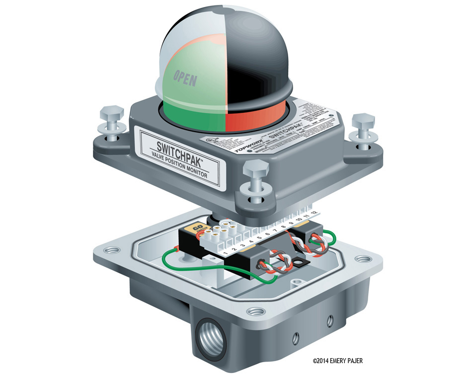 Detailed Product Illustration, Topworx Switchpak 